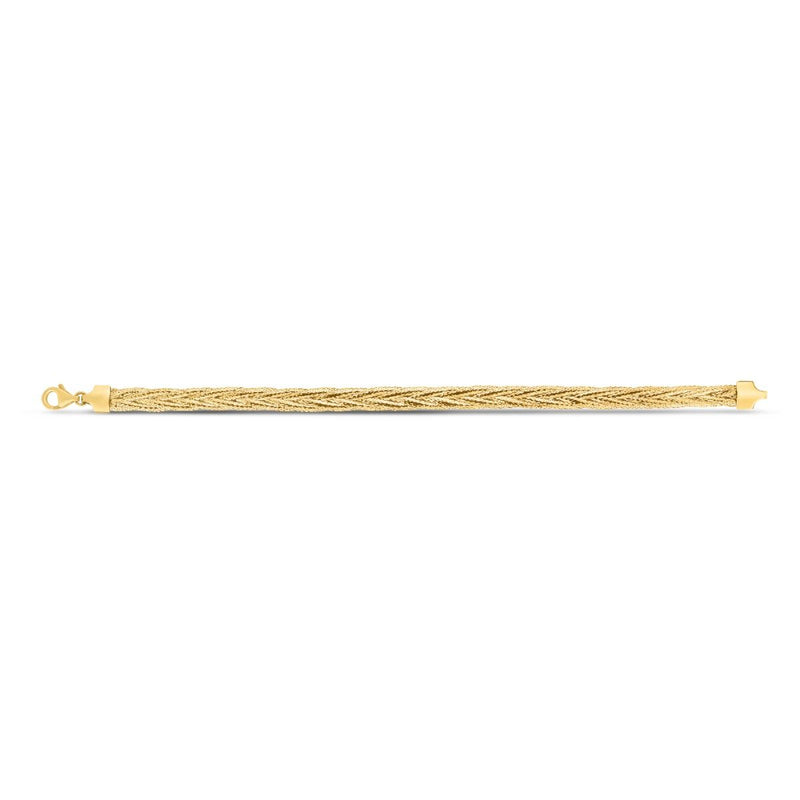 14K Rapunzel Woven Chain