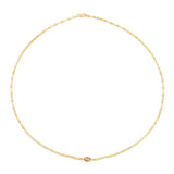 14K Citrine Mirrored Chain