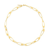 14K Gold Italian Oval Links Chain