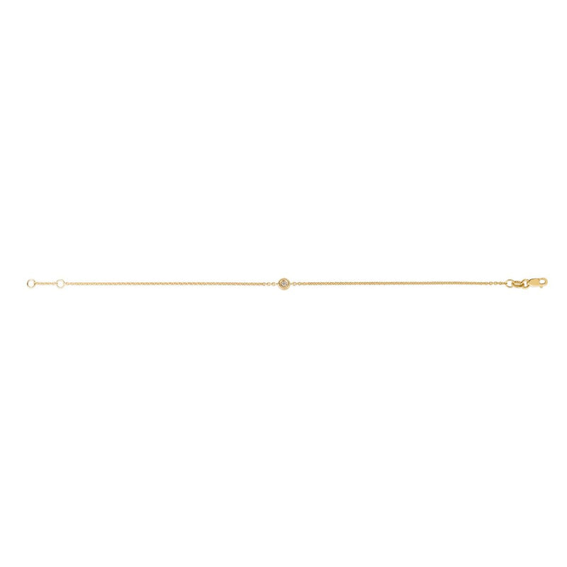 14K Gold Solo Diamond Bracelets