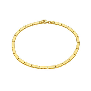 14K Yellow Brick Chain