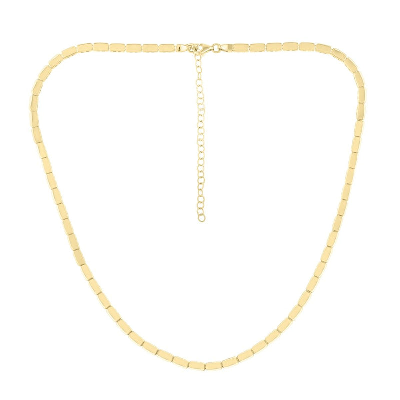 14K Yellow Brick Chain