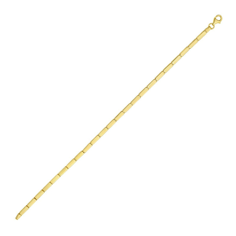 14K Yellow Brick Chain