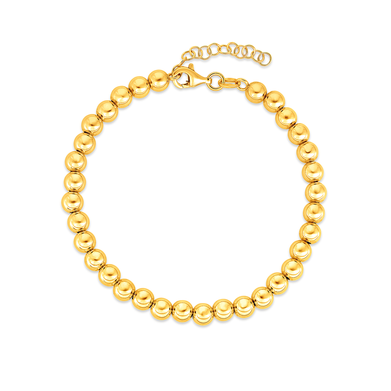 14K Gold 4mm Bead Chain