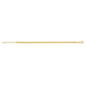 14K Gold 4mm Bead Chain