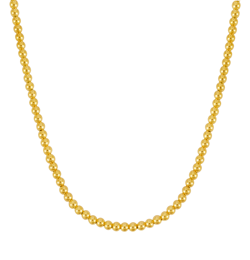14K Gold 5mm Bead Chain
