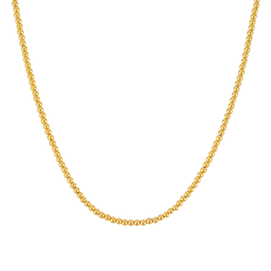 14K Gold 3mm Bead Chain