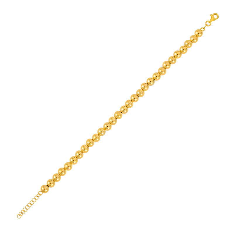 14K Gold 6mm Bead Chain