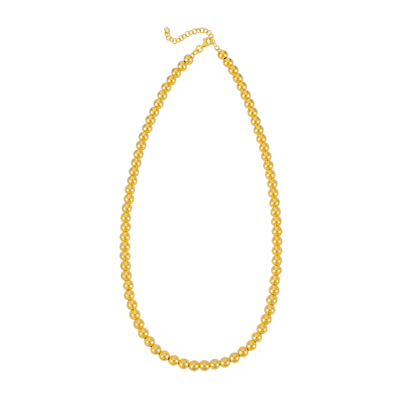 14K Gold 6mm Bead Chain