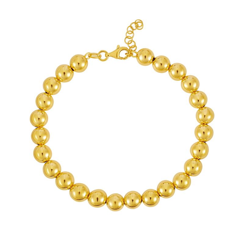 14K Gold 7mm Bead Chain