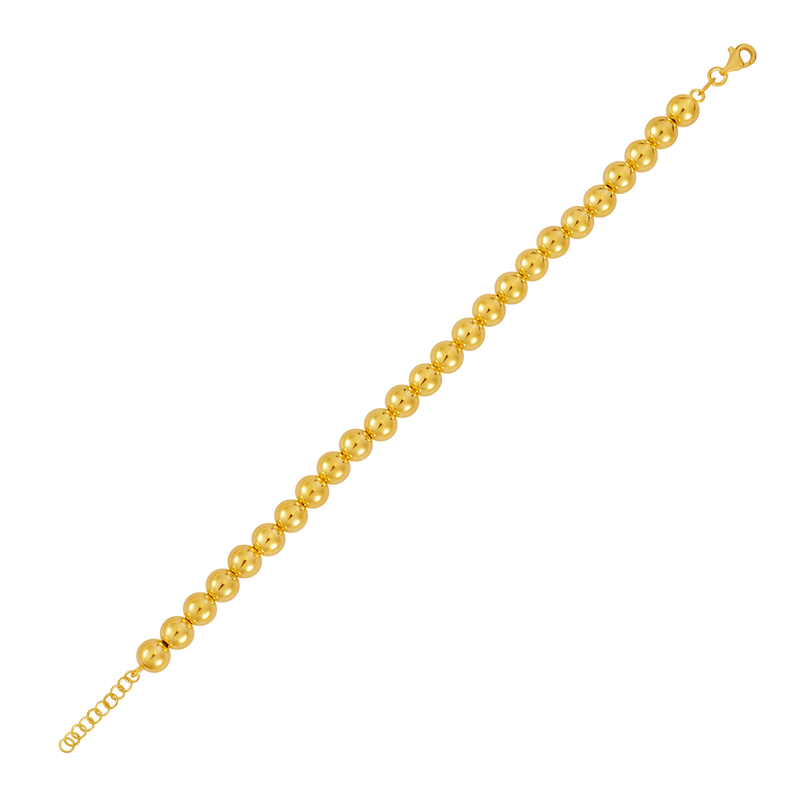 14K Gold 7mm Bead Chain