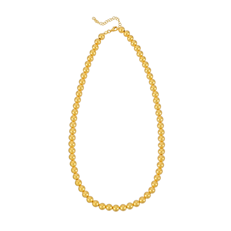 14K Gold 7mm Bead Chain