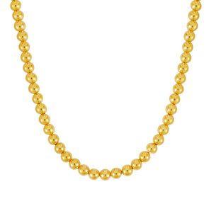 14K Gold 8mm Bead Chain