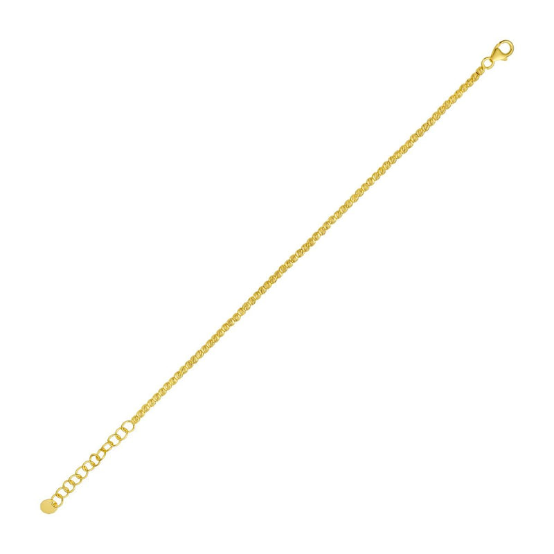 14K 2.3mm Bead Chain 