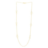 14K Twisted Link Paperclip Necklace