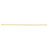14K 4mm Diamanté Paperclip Chain