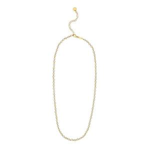 14K & Pearl Bead Chain