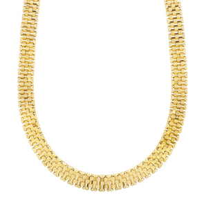 14K Faceted Panther Chain