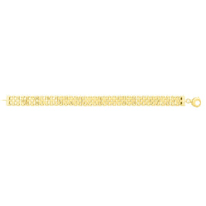 14K Faceted Panther Chain