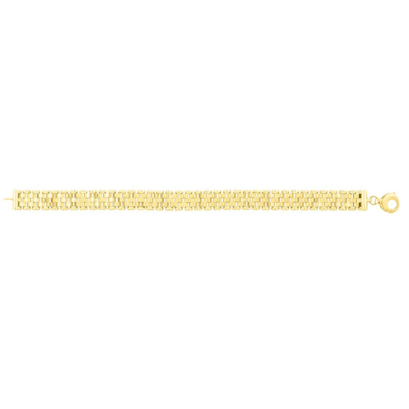 14K Faceted Panther Chain