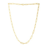 14K Long Domed Paperclip Chain