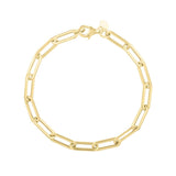 14K Long Domed Paperclip Chain