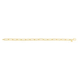 14K Long Domed Paperclip Chain