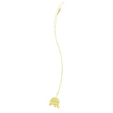 14K Gold Elephant Necklace 