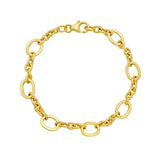 14K Five & One Oval Link Chain