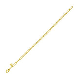 14K Mini Diamante Paperclip Chain