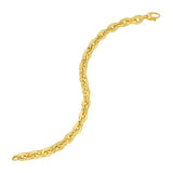 14K Mirror Rolo Link Chain