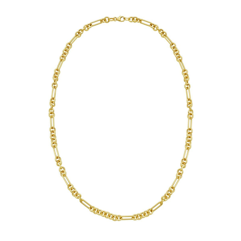 14K Five & One Paperclip Link Chain