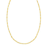 14K Flat Pebble Chain