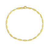14K Flat Pebble Chain