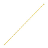 14K Flat Pebble Chain