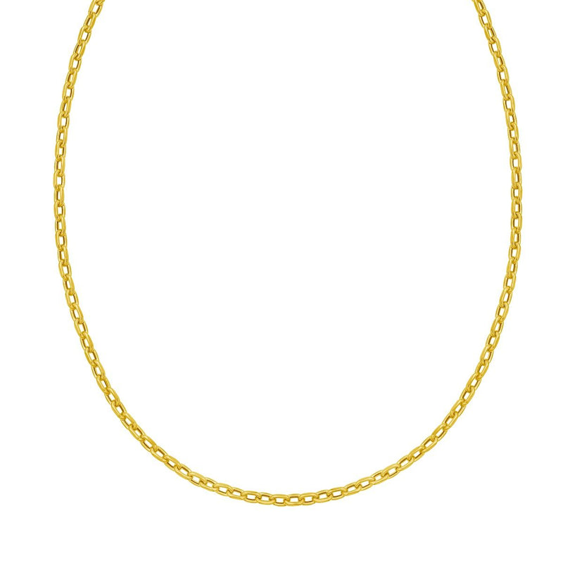 14K 3.3mm Charm Links Chain