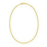14K 3.3mm Charm Links Chain