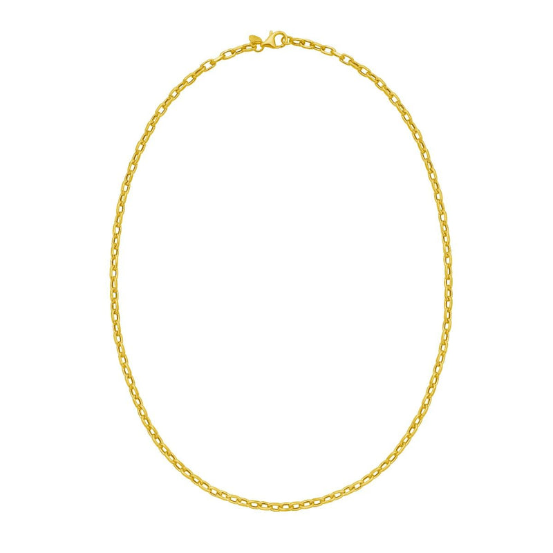 14K 3.3mm Charm Links Chain