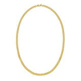 14K Petite Faceted Cuban Link Chain