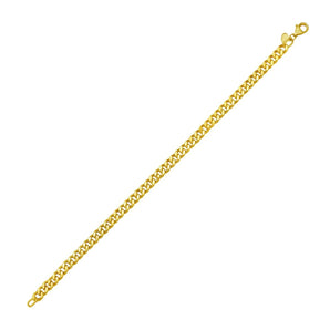 14K Petite Faceted Cuban Link Chain