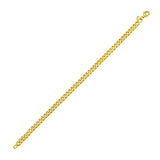 14K Petite Faceted Cuban Link Chain