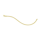 14K 2.1mm Sparkle Spring Chain
