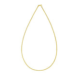 14K 1.7mm Sparkle Spring Chain