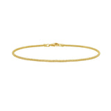 14K 1.7mm Sparkle Spring Chain