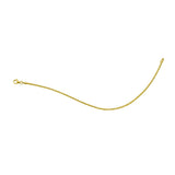 14K 1.7mm Sparkle Spring Chain