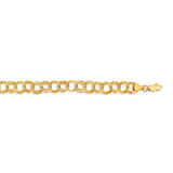 14K Gold 8.25mm Lite Charm Bracelet