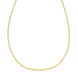 14K Gold 1.8mm Comfort Curb Chain