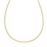14K Gold 2.2mm Comfort Curb Chain
