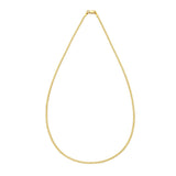 14K Gold 2.2mm Comfort Curb Chain