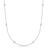 14K Gold .25ct Diamonds by the Yard Necklace